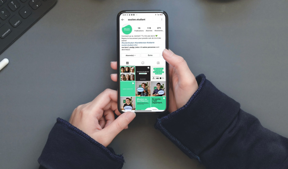 Image du compte instagram soutien étudiant