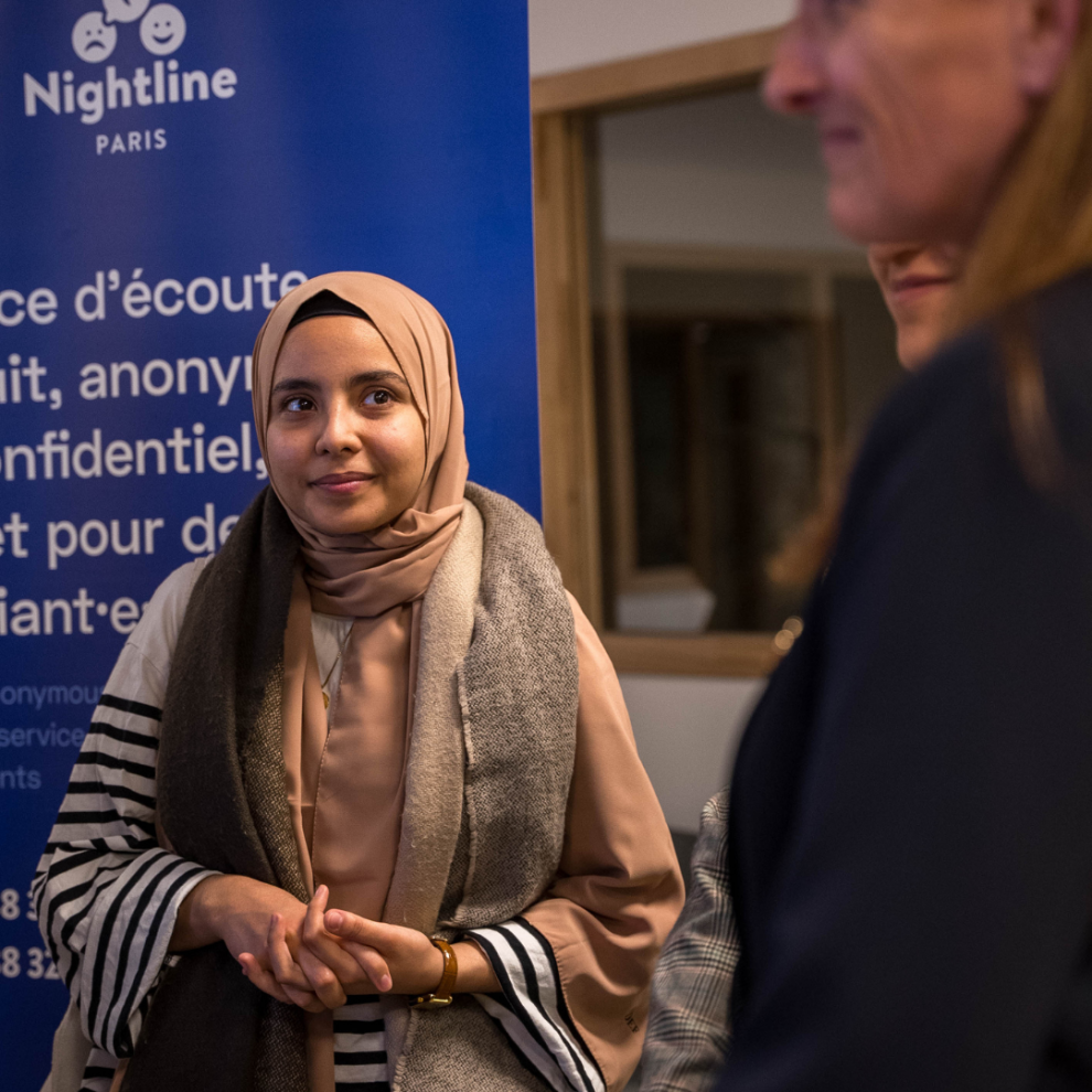 portrait d'une bénévole